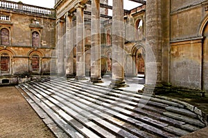 Steps leading to Witley Court