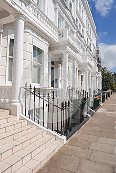 Steps of luxurious property in Pembridge Gardens