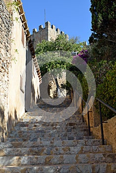 Steps to Capdepera Castle photo