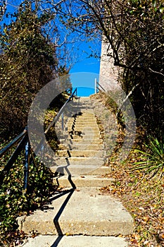 Steps to Cape Henry Lighthouse