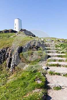 Steps to Lighthouse on Llanddwyn Island