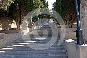 Steps to Saint Salvador Sanctuary in Arta photo