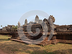 Steps to the temples of ankhor watt