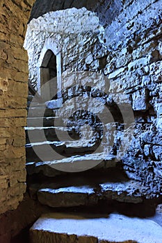 Steps in underground castte