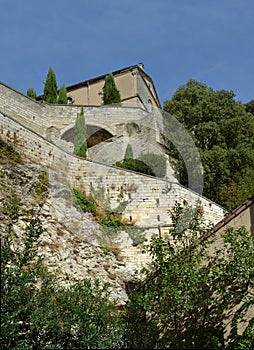 Steps Up to Gardens of The Popes, Avignon