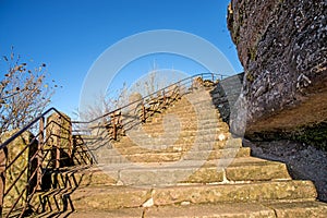 Steps up to the Rock of Dabo