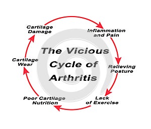 Vicious Cycle of Arthritis photo