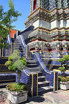 Steps at Wat Po, Bangkok