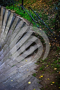 Stepway in the park zone