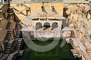 Stepwell or baori, in India