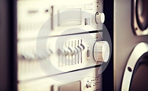 Stereo Audio Music Rack Component Control Knob