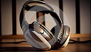 Stereo headphones ai generated