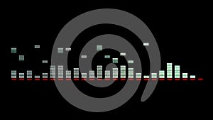 Stereo hifi graphic equalisers