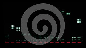 Stereo hifi graphic equalisers