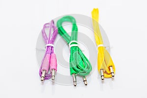 Stereo Jack to Jack Plug Audio Cables