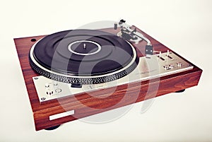 Stereo Turntable Vinyl Record Player Analog Retro Vintage