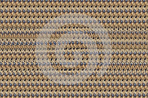 Stereogram illusion with inscription EXIT with arrow in right direction