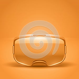 Stereoscopic 3d VR headset presentation