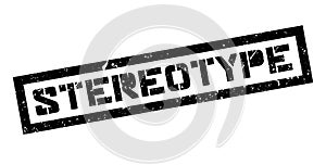 Stereotype rubber stamp