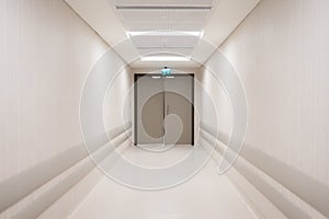 Sterile Hospital Corridor