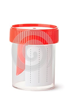 Sterile medical container for biomaterial photo