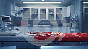 The Sterile Surgical Room.AI generated image photo