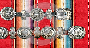 Native American Concho Belt.