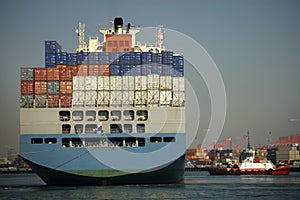 Stern of Container Ship