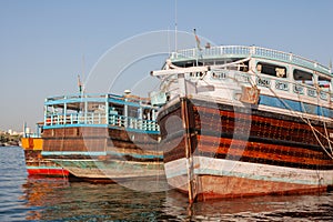 The Sterns of Three Dhows photo