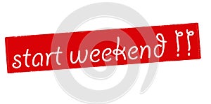 Stert weekend