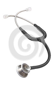 Stethoscop isolated on white photo