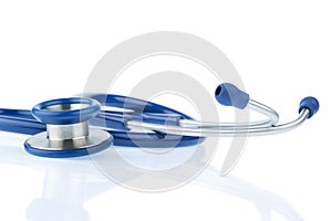 Stethoscope against white background