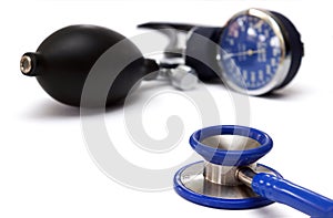 Stethoscope and blood pressure equipment