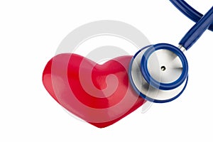 Stethoscope and a heart