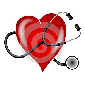 Stethoscope Heart Clip Art photo