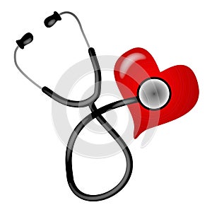 Stethoscope Heart Illustration