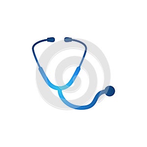 Stethoscope Icon - Medical & Health Care logo Ideas. Inspiration logo design. Template Vector Illustration. Isolated On White