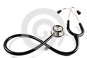 Stethoscope in infinity symbol