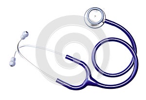 Stethoscope isolated