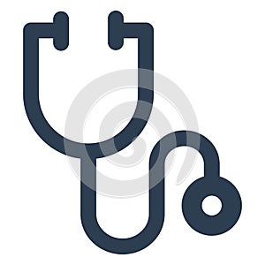 Stethoscope  Isolated Vector Icon that can be easily modified or edit