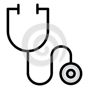 Stethoscope  Isolated Vector Icon that can be easily modified or edit