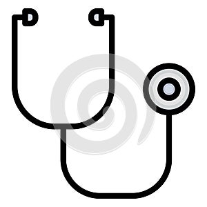 Stethoscope  Isolated Vector Icon that can be easily modified or edit