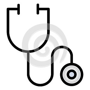 Stethoscope Isolated Vector icon which can be easily modified or edit