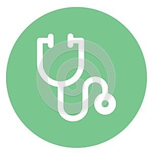 Stethoscope Isolated Vector icon which can be easily modified or edit