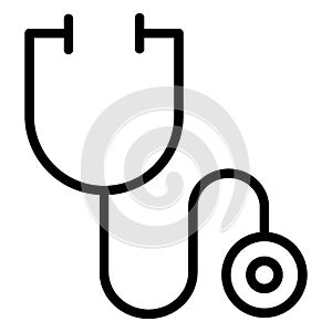 Stethoscope Isolated Vector icon which can be easily modified or edit