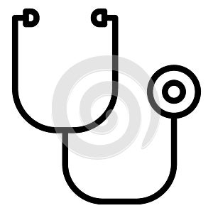 Stethoscope Isolated Vector icon which can be easily modified or edit