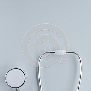 stethoscope isolated white background. High quality photo