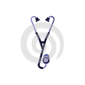 Stethoscope medical tool isolated icon