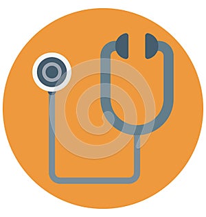 stethoscope, phonendoscope, Isolated Vector icon that can be easily modified or edit