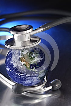 Stethoscope on planet